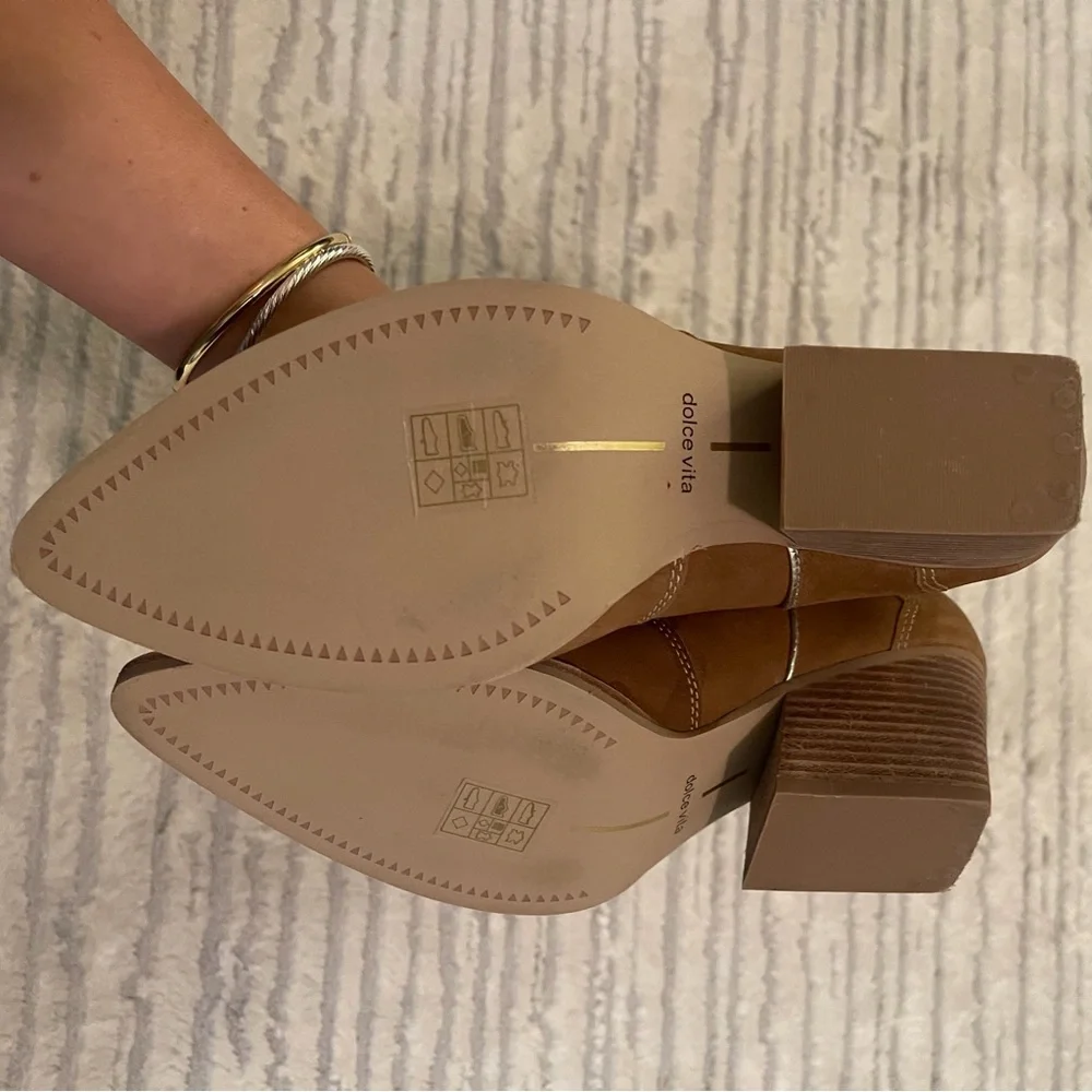 NEW Dolce Vita Lawson Boots Whiskey 9.5 - Picture 9 of 10